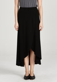 Givn Berlin Wickelrock ANTONIA aus TENCEL™ Lyocell Skirt Black (Tencel)