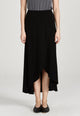 Givn Berlin Wickelrock ANTONIA aus TENCEL™ Lyocell Skirt Black (Tencel)