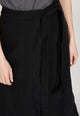 Givn Berlin Wickelrock MADITA aus Leinen Skirt Black (Linen)