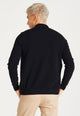 Givn Berlin Zip-Cardigan LIONEL aus Bio-Baumwolle Cardigan Black